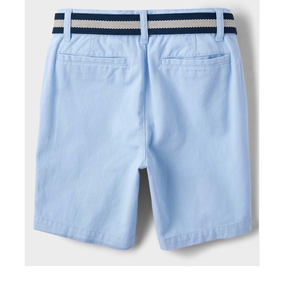 4/$20 The Children’s Place boys Sky Blue Shorts with Belt size 16. NWT - Picture 2 of 7